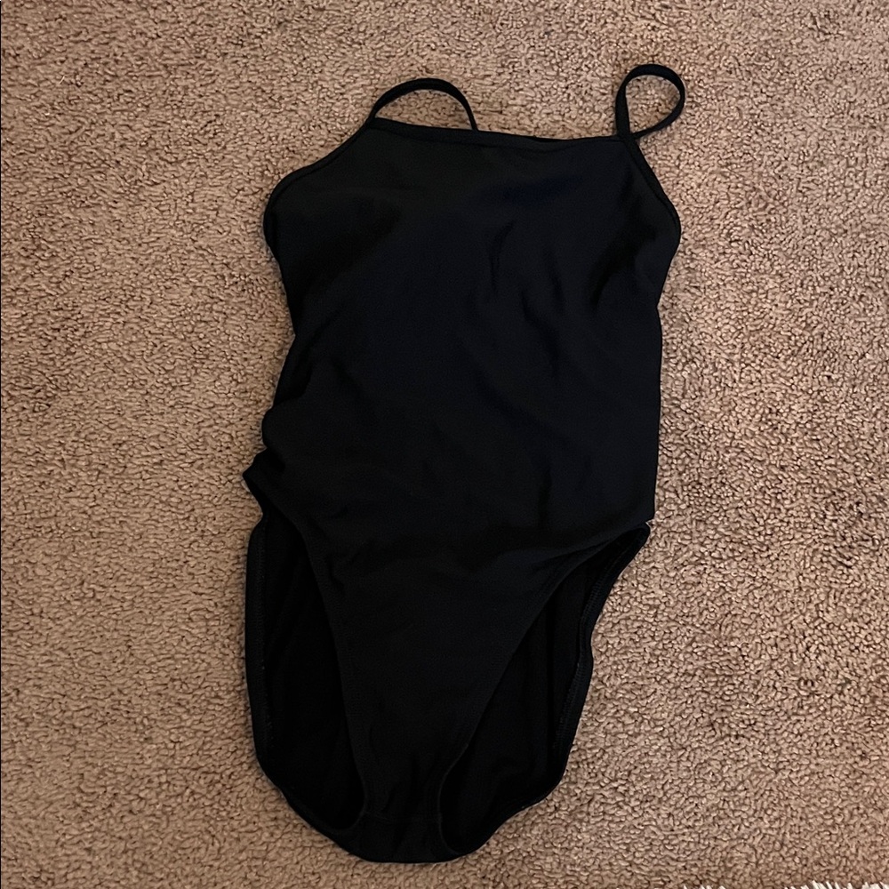 Jolyn “JACKSON 4” Black One-Piece Cross Tie-Back Swimsuit